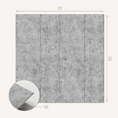 Pvc tegels Structuur van beton tekenen