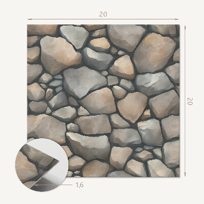 Vinyl tegels zelfklevend Patroon van rotsstructuren