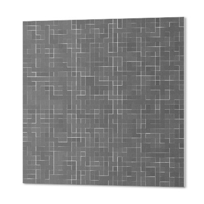 Zelfklevende vinyltegels Lijngeometrie in een abstracte stijl