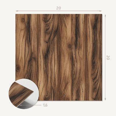 Zelfklevende vinyltegels Hout in een natuurlijke stijl