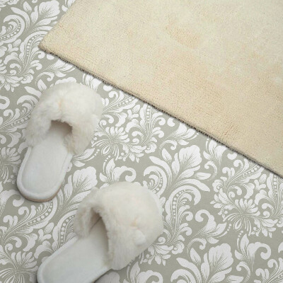 Zelfklevende vinyltegels Ornamentaccenten in plantenstijl