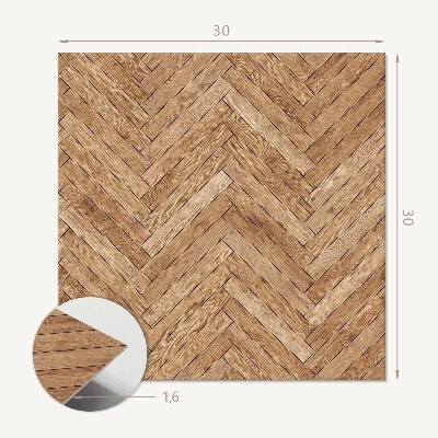 Pvc tegels Geometrisch visgraatmotief