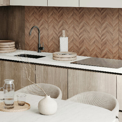 Vinyl tegels zelfklevend Visgraat grafisch motief