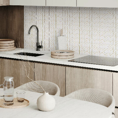 Vinyl tegels zelfklevend Een modern geometrisch lijnenmotief