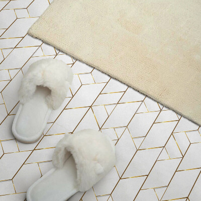 Vinyl tegels zelfklevend Een modern geometrisch lijnenmotief