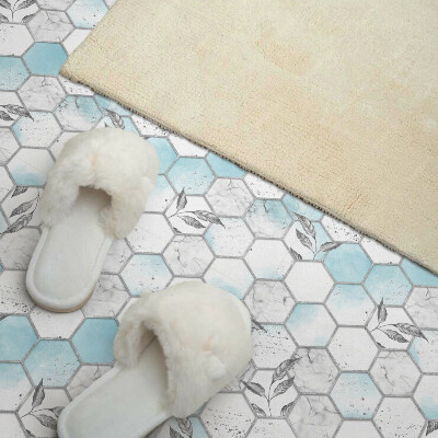 Vinyl tegels zelfklevend Bladpatroon in de vorm van zeshoeken