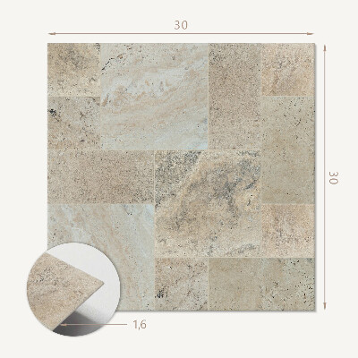 Zelfklevende vinyltegels Steenmozaïek in de stijl