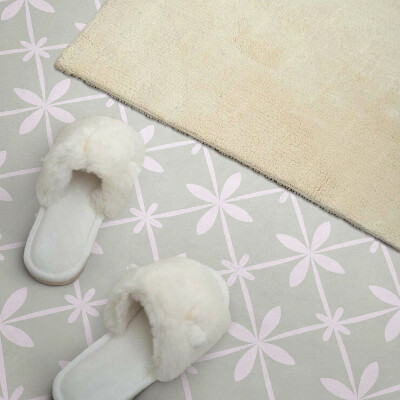 Pvc tegels Bloemennet met bloemen