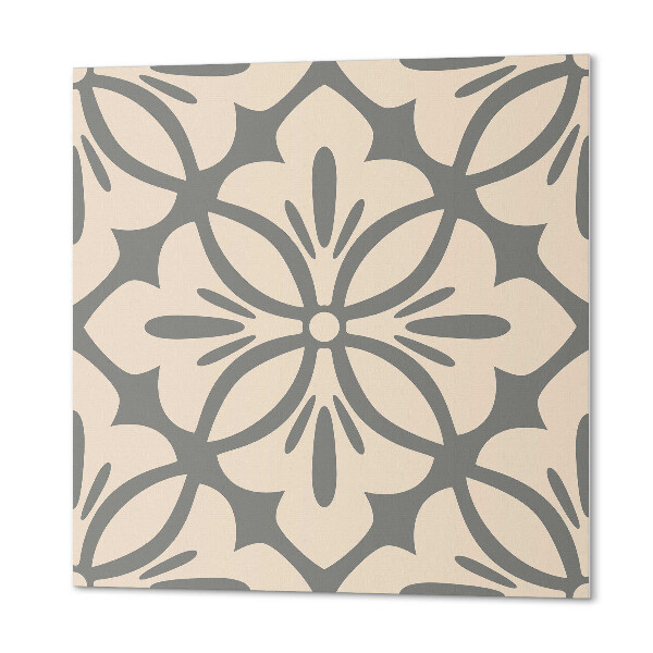 Vinyl tegels zelfklevend Bloemenpatroon met ingewikkelde details