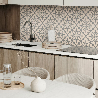 Vinyl tegels zelfklevend Bloemenpatroon met ingewikkelde details