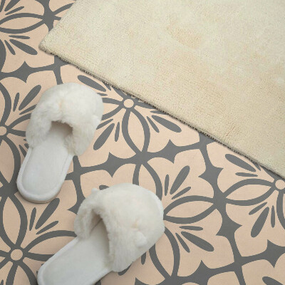 Vinyl tegels zelfklevend Bloemenpatroon met ingewikkelde details