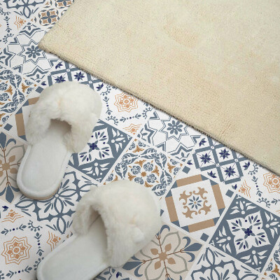 Zelfklevende vinyltegels Geruite mozaïekpatronen in een moderne uitvoering