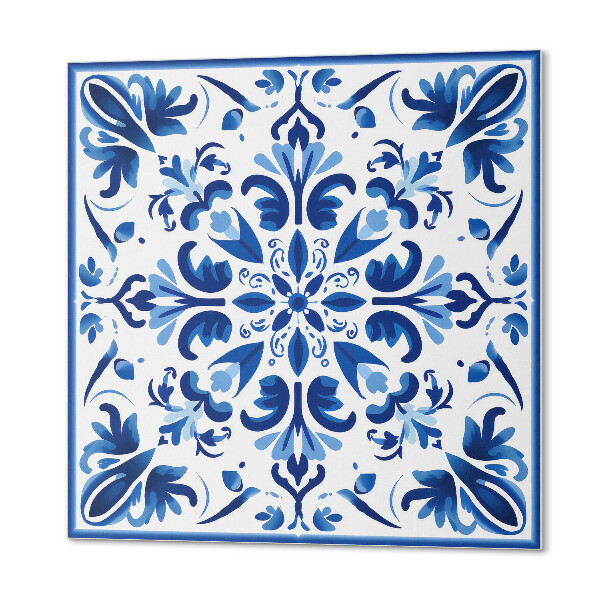 Vinyl tegels zelfklevend Symmetrische bloemen in harmonie