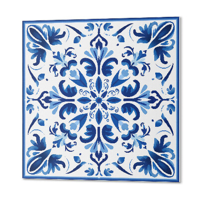 Vinyl tegels zelfklevend Symmetrische bloemen in harmonie