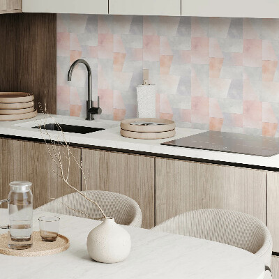 Pvc tegels Geometrische patronen in pasteltinten