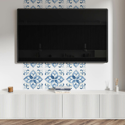 Zelfklevende vinyltegels Bloemenpatroon op tegels