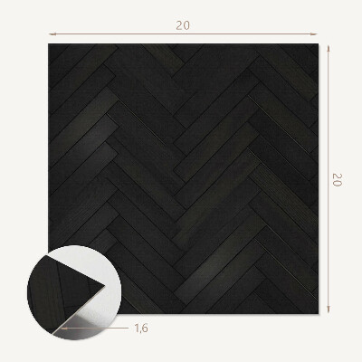 Pvc tegels Visgraatmotief op de grond