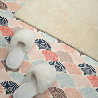 Zelfklevende vinyltegels Fans in het ritme van de golven