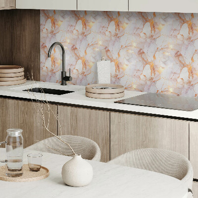 Pvc tegels Stijlvol marmer met delicate aderen