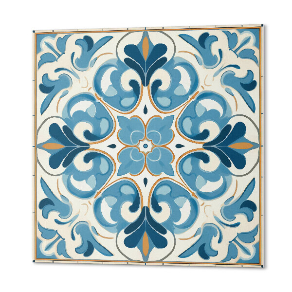 Vinyl tegels zelfklevend Symmetrische plantenmotieven