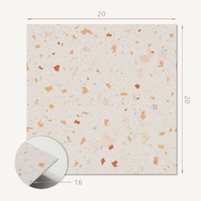 Zelfklevende vinyltegels Modern Terrazzo -patroon