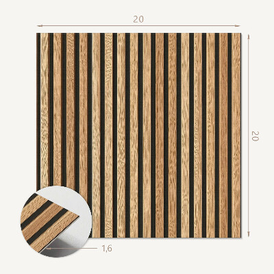 Vinyl tegels zelfklevend Een bord met een verticaal motief