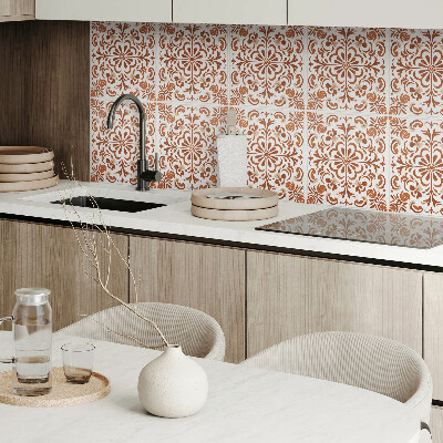 Zelfklevende vinyltegels Ornamenten met een bloemmotief