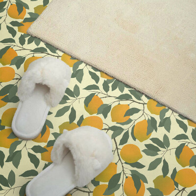 Vinyl tegels zelfklevend Botanische voorstelling met citroenachtige tinten