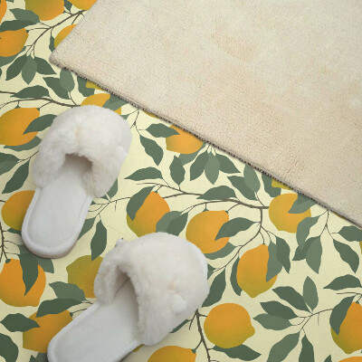 Vinyl tegels zelfklevend Botanische voorstelling met citroenachtige tinten