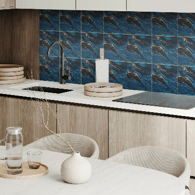 Pvc tegels Golven in een abstracte stijl