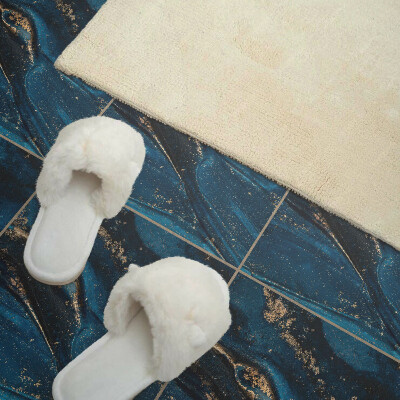 Pvc tegels Golven in een abstracte stijl