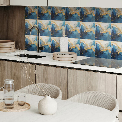 Vinyl tegels zelfklevend Dynamisch golfmotief