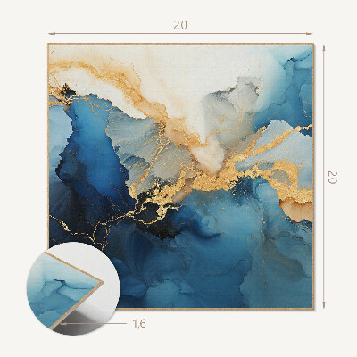 Vinyl tegels zelfklevend Dynamisch golfmotief