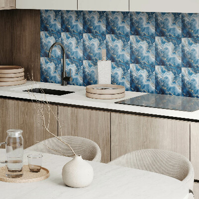 Zelfklevende vinyltegels Patroon van marmeren artistieke compositie