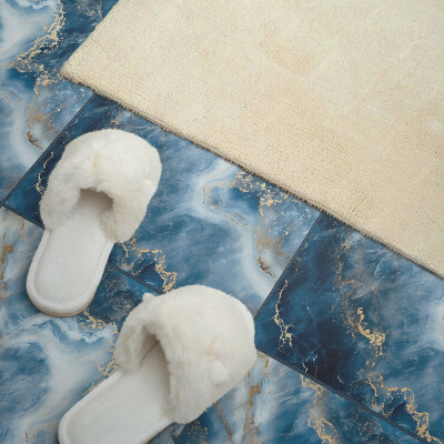 Zelfklevende vinyltegels Patroon van marmeren artistieke compositie