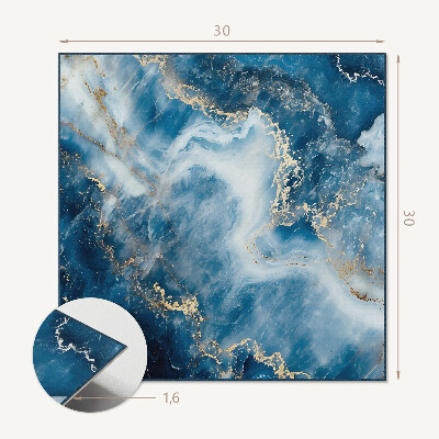 Zelfklevende vinyltegels Patroon van marmeren artistieke compositie