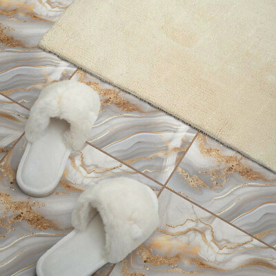 Pvc tegels Abstracte stijl golven met details