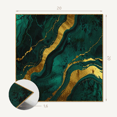 Vinyl tegels zelfklevend Abstracte golfstructuur