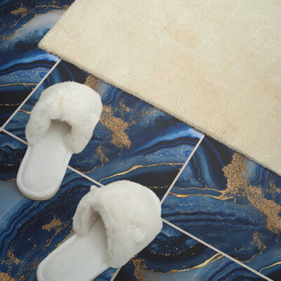 Zelfklevende vinyltegels Abstract golfontwerp