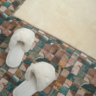 Pvc tegels Mozaïekpatroon met stenen elementen