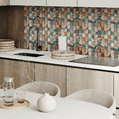 Pvc tegels Mozaïekpatroon met stenen elementen