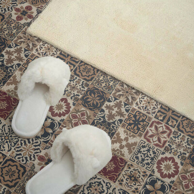 Zelfklevende vinyltegels Rangschikking van mozaïekpatronen