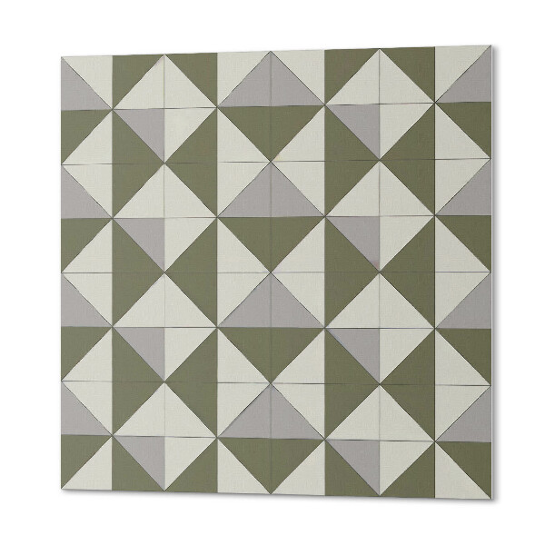 Vinyl tegels zelfklevend Het motief van driehoekige vormen