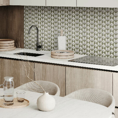 Vinyl tegels zelfklevend Het motief van driehoekige vormen