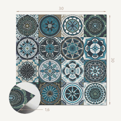 Zelfklevende vinyltegels Rastermozaïeken in de stijl