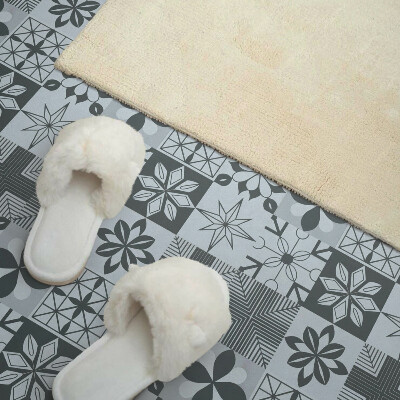 Vinyl tegels zelfklevend Mozaïekvormen in geometrische stijl