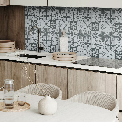 Vinyl tegels zelfklevend Mozaïekvormen in geometrische stijl