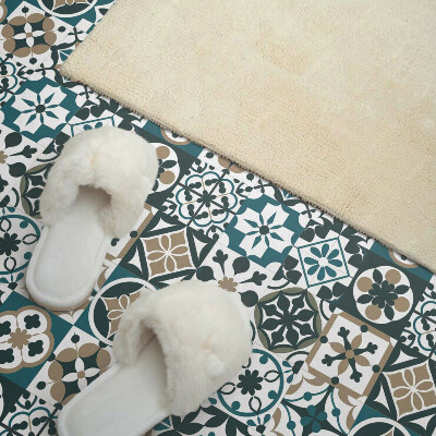 Zelfklevende vinyltegels Geometrische tegels in artistieke volgorde