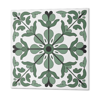 Pvc tegels Een symmetrisch plantenmotief in een elegante uitvoering