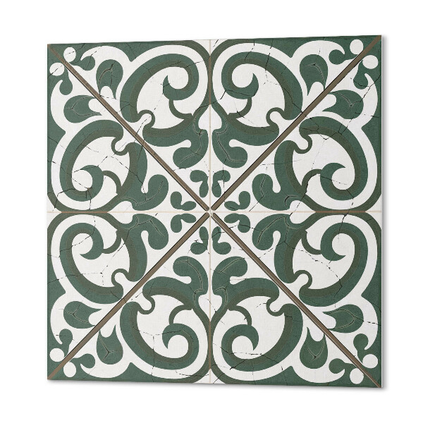 Pvc tegels Groene motieven in ontwerp